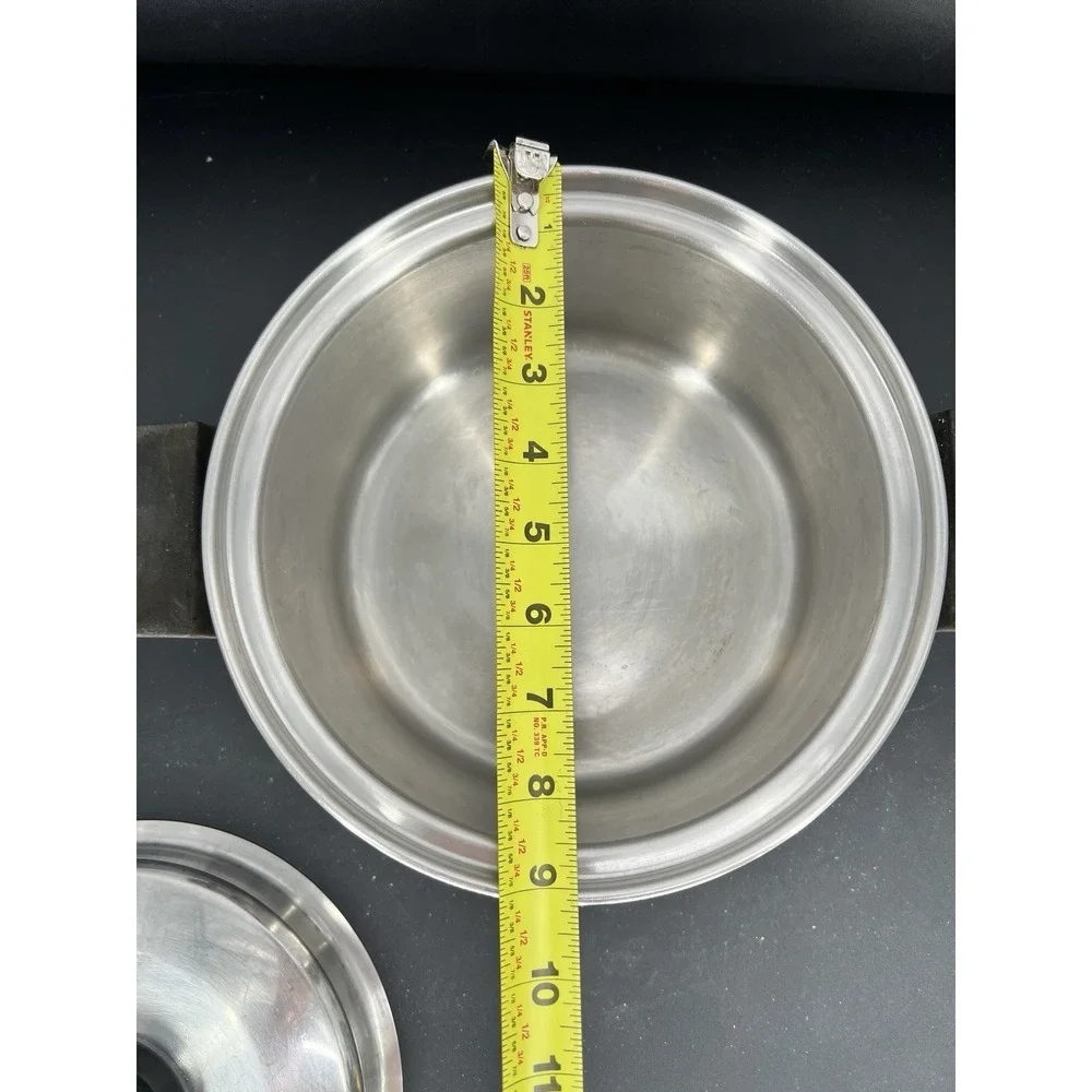 Aquanon~Stainless 19-9 T-304 American Frozen Foods~Dutch Oven Cooker Pot Pan 716